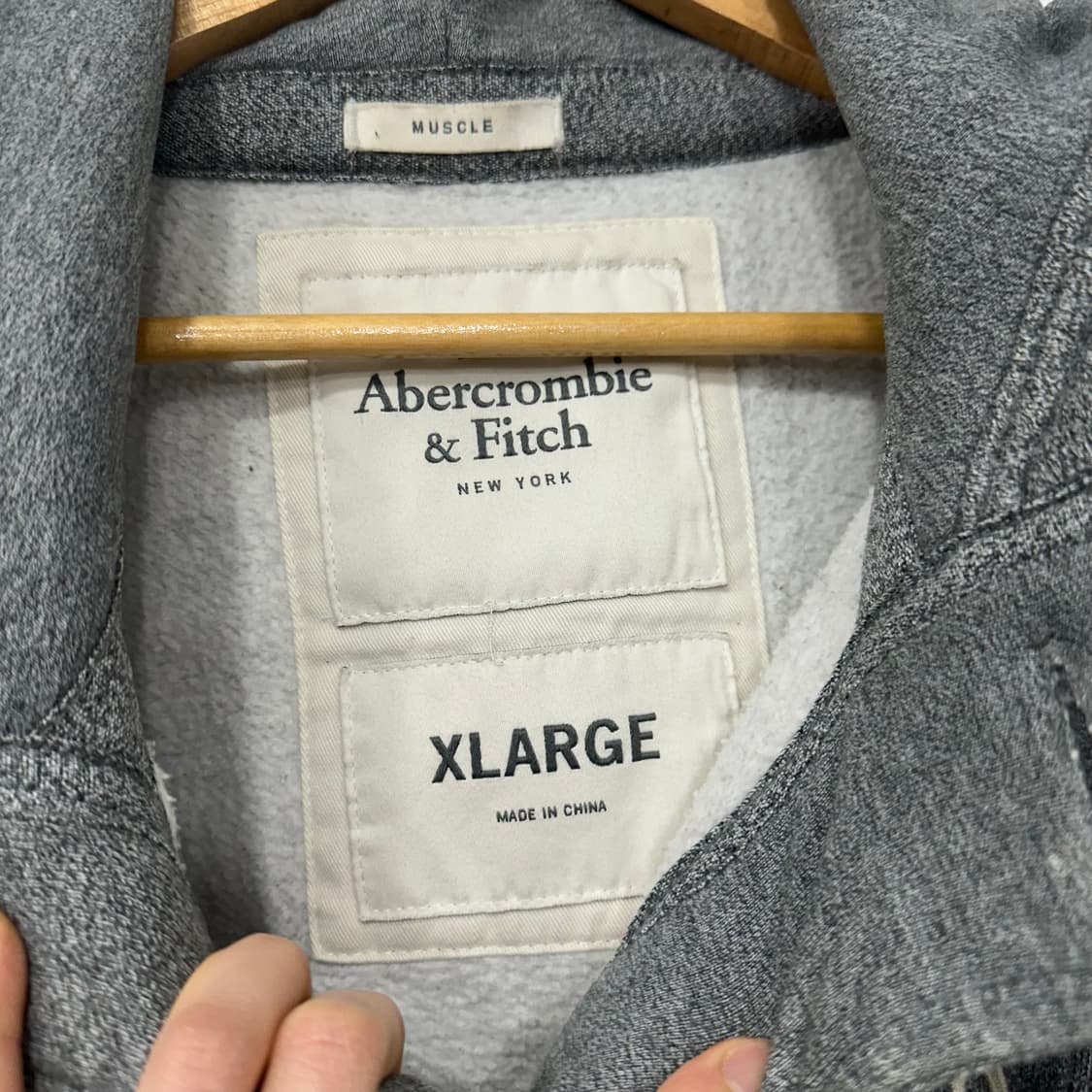 아베크롬비 버튼 후드집업 상품이미지3