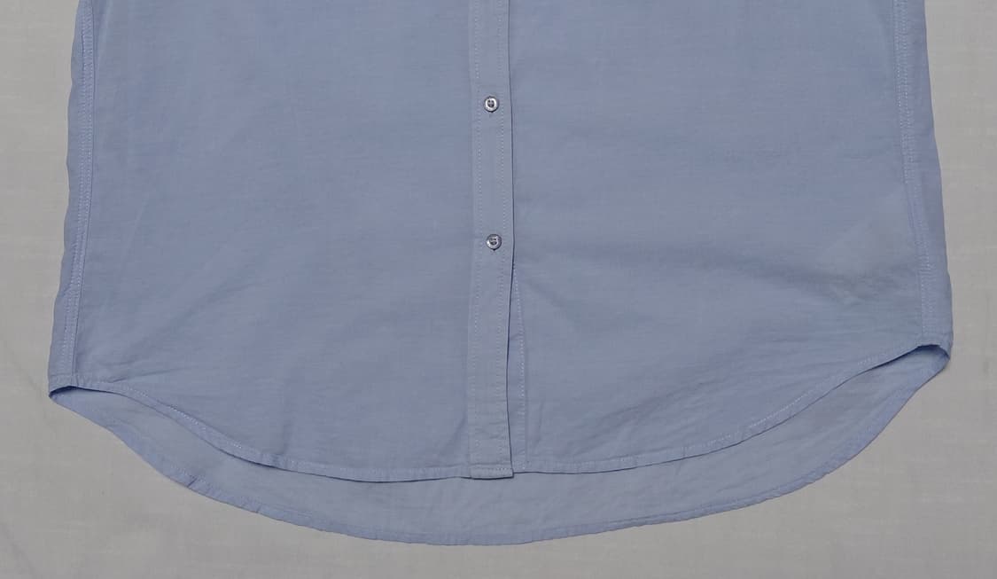 ​[L] 아메리칸 홀릭 삭스 블루 코튼 셔츠 상품이미지3