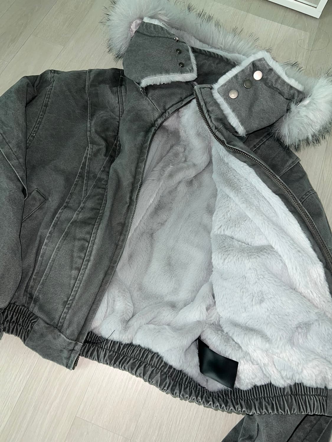 SGWCULT 후드 퍼 자켓 상품이미지3