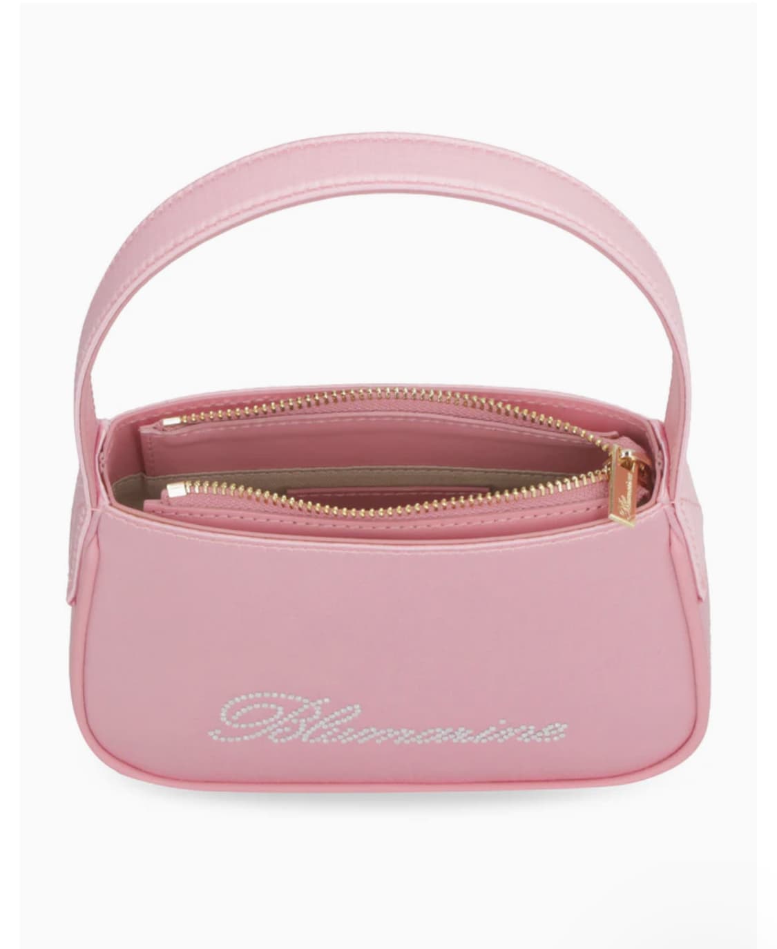 Blumarine 핑크 새틴 백 새상품 상품이미지4