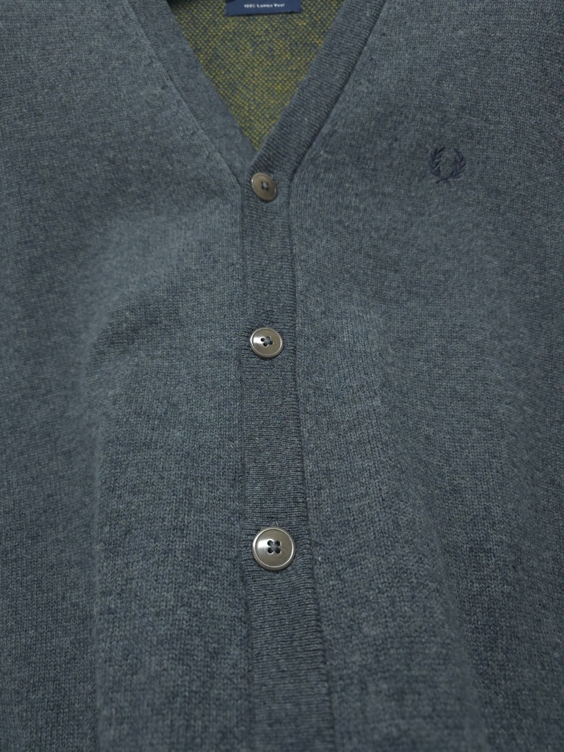 프레드페리 남성 램스울 가디건 M 상품이미지6