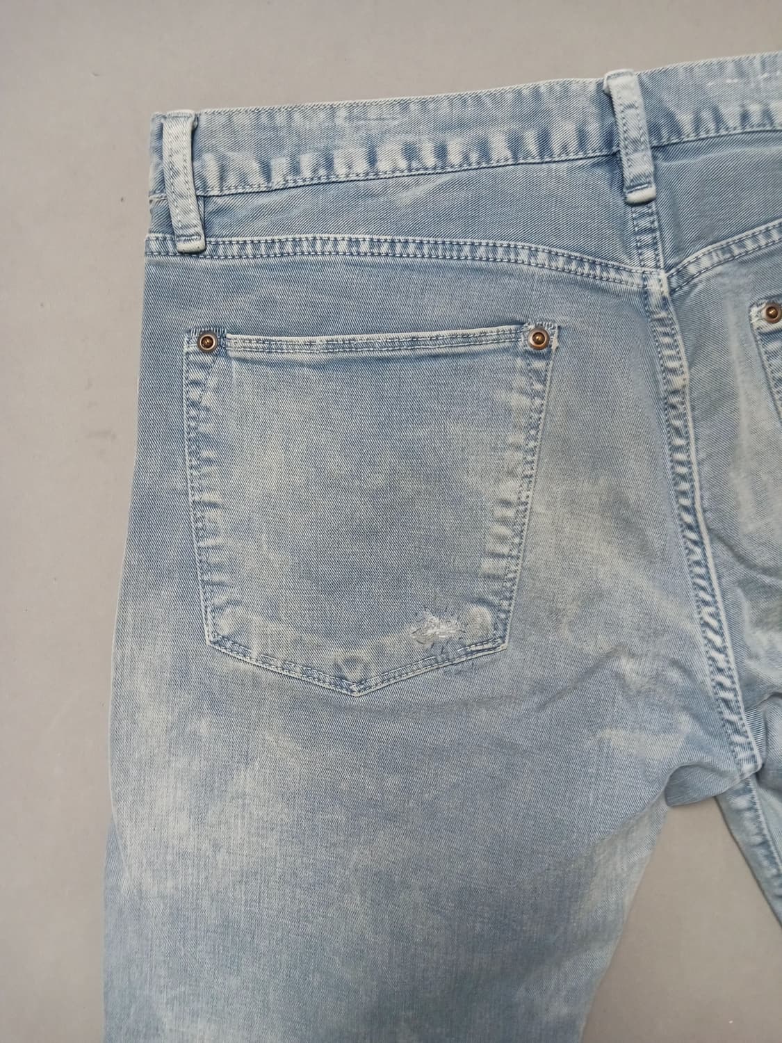 [32] 폴로 랄프로렌 스톤워싱 스티치덧댐 스트레이트진 청바지 상품이미지8