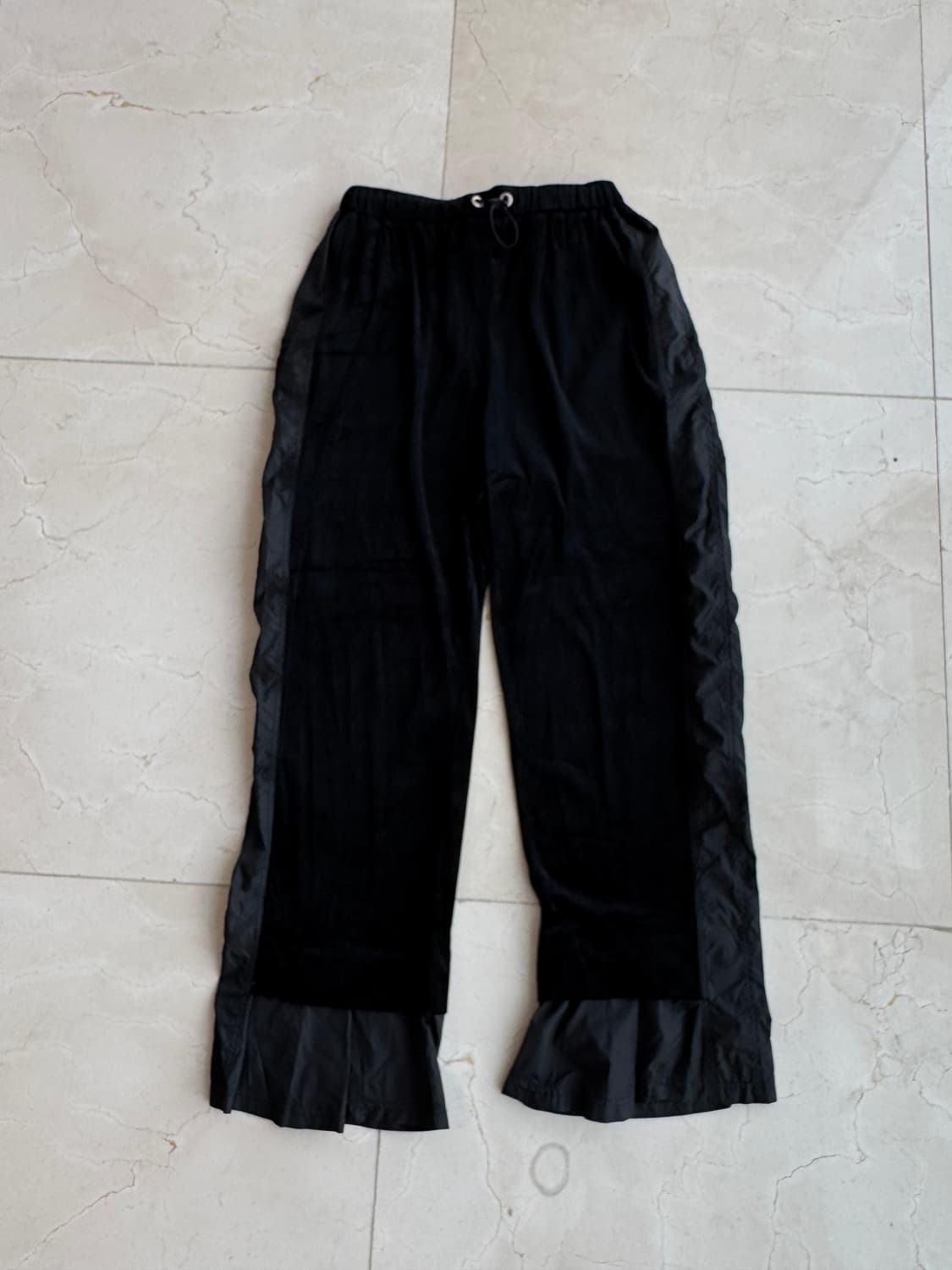 토가 풀라 Toga Pulla 아카이브스 벨벳 트랙 팬츠 블랙 38 상품이미지5