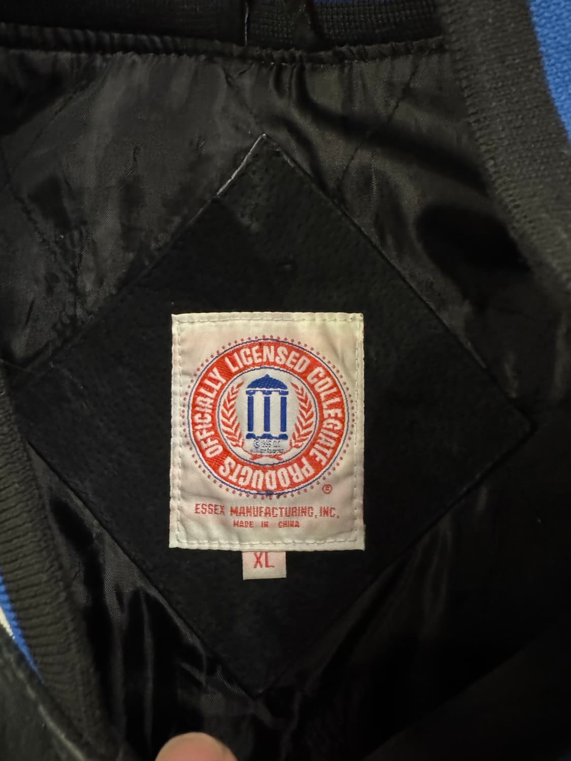 90’s 켄터키대 가죽 바시티 자켓 XL 상품이미지7