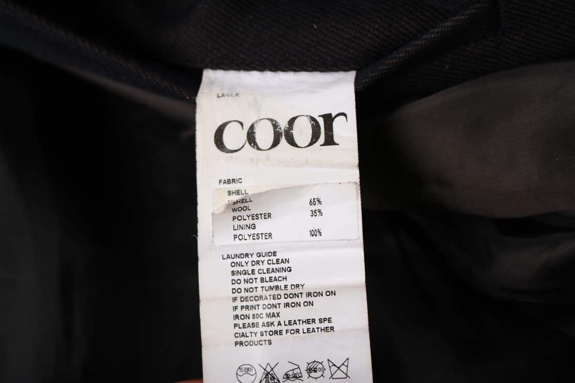 [L] 쿠어 플리츠드 울 트윌 크롭 자켓 (다크 브라운) 상품이미지5