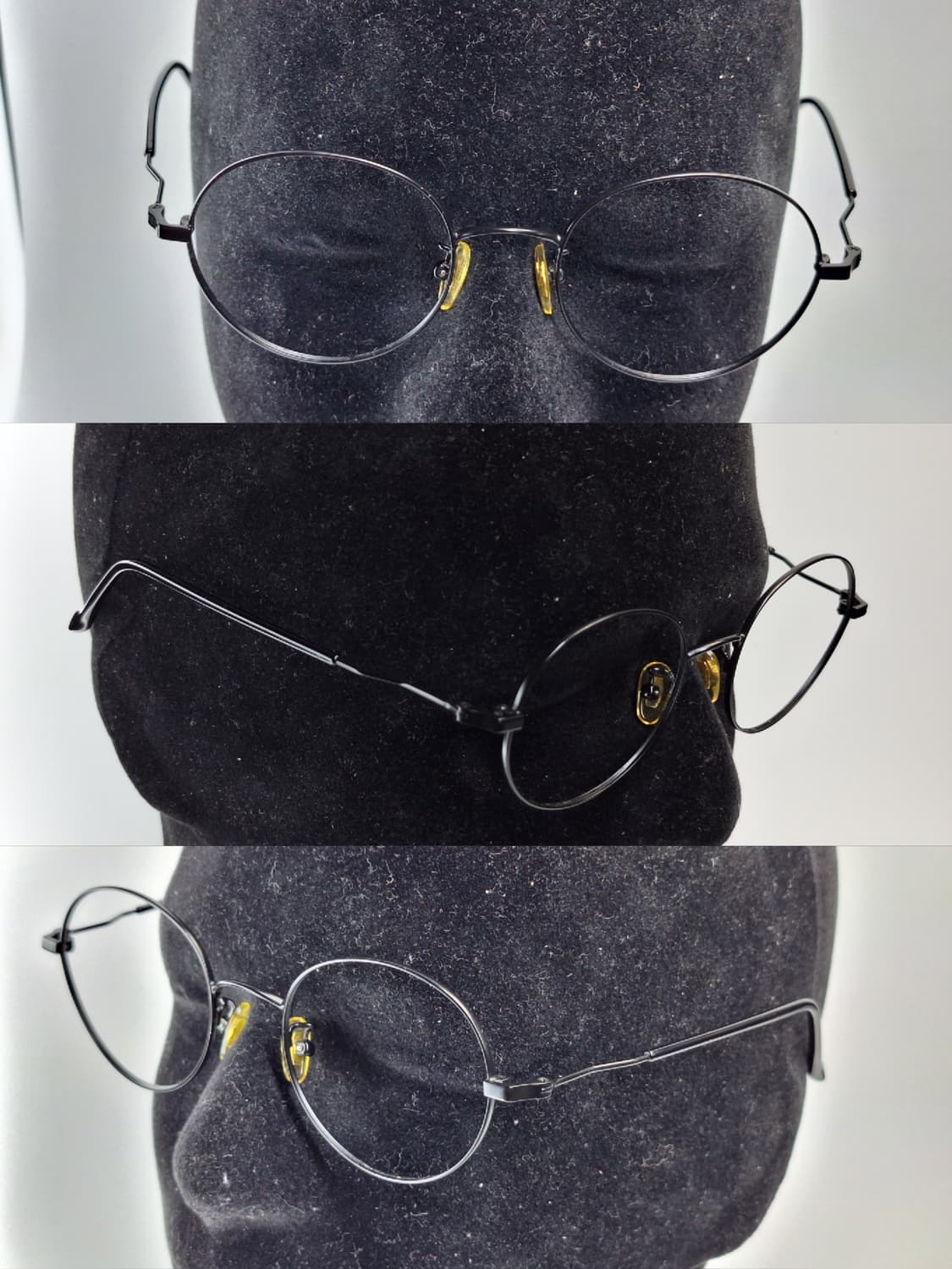 7g 초경량 고탄성 티타늄 라운드 안경테 일본 수입 일제 사바에 y2k  상품이미지3