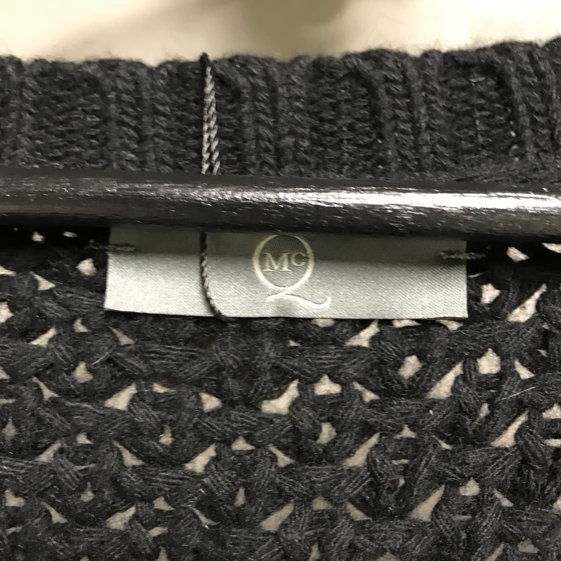 알렉산더 맥퀸 브이넥 니트 블랙 -(W) 상품이미지4