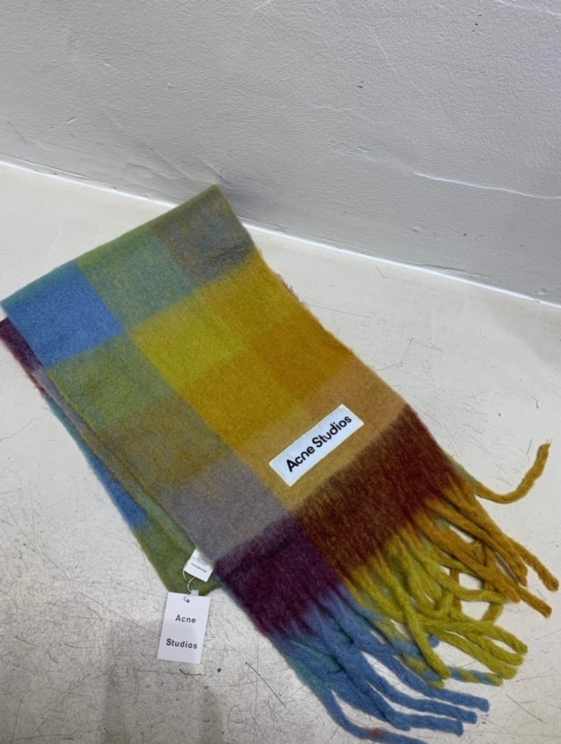 아크네 스튜디오 모헤어울체크 머플러 남여공용 상품이미지10