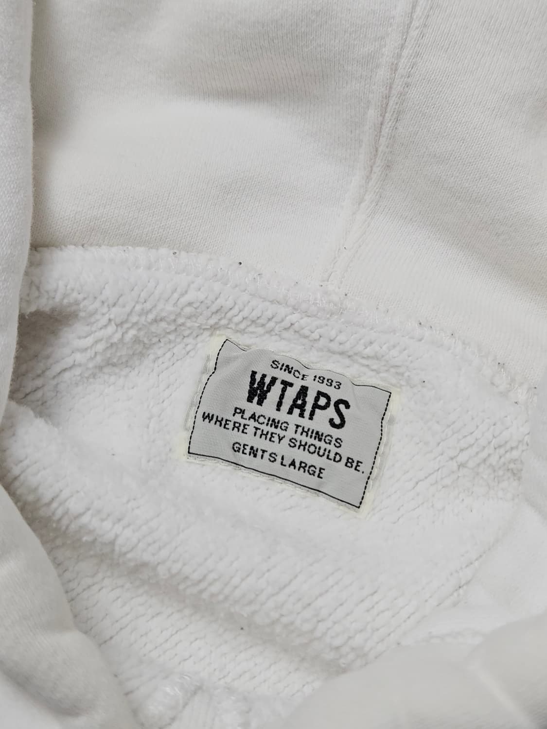 Wtaps 더블탭스 16aw 디자인 후드 L 상품이미지5