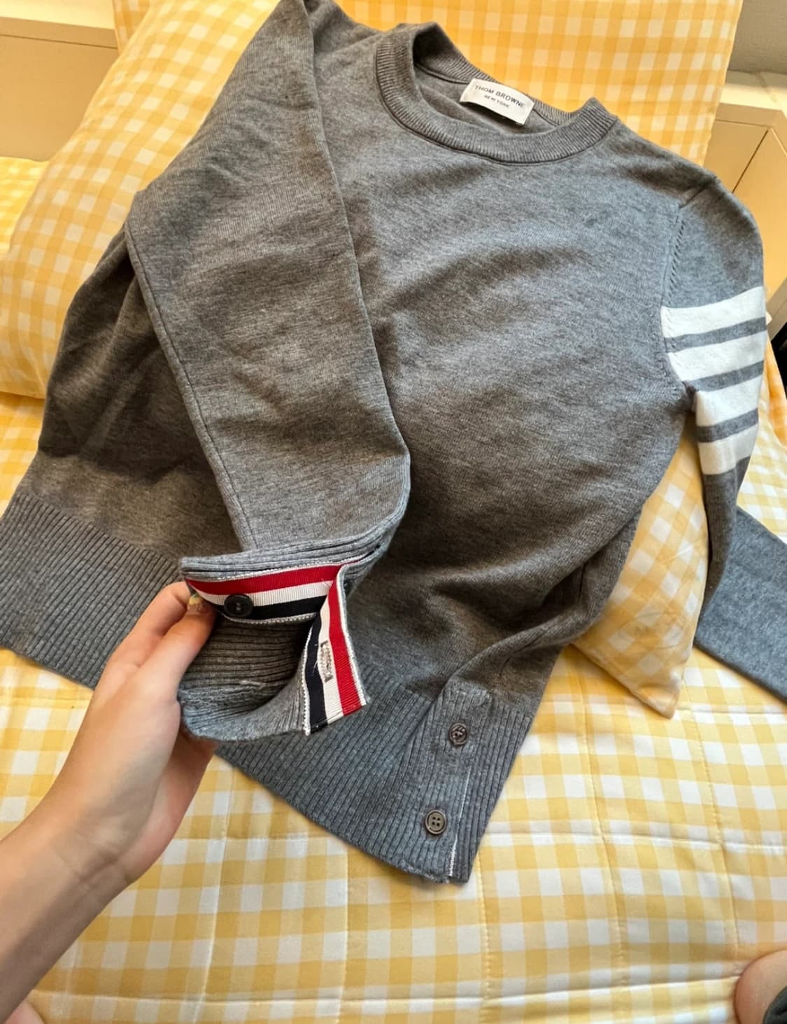 톰브라운 그레이 니트s 상품이미지2
