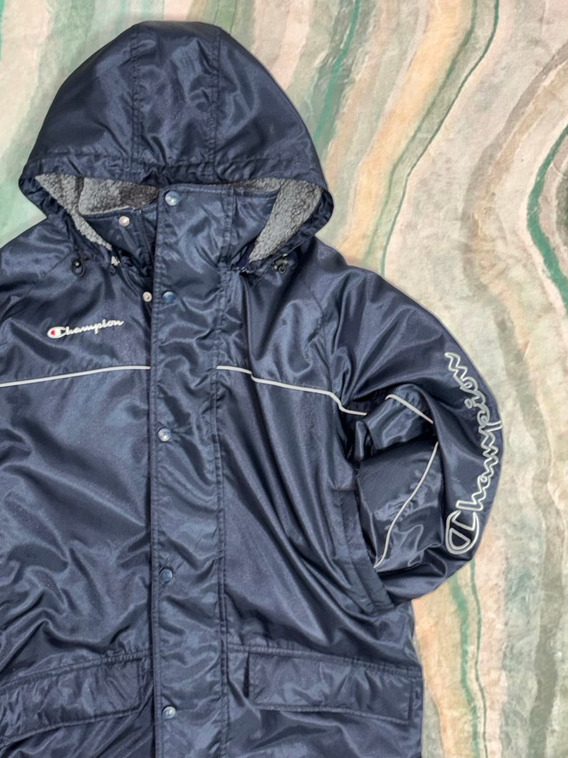 챔피온 자수 벤치 파카 상품이미지5