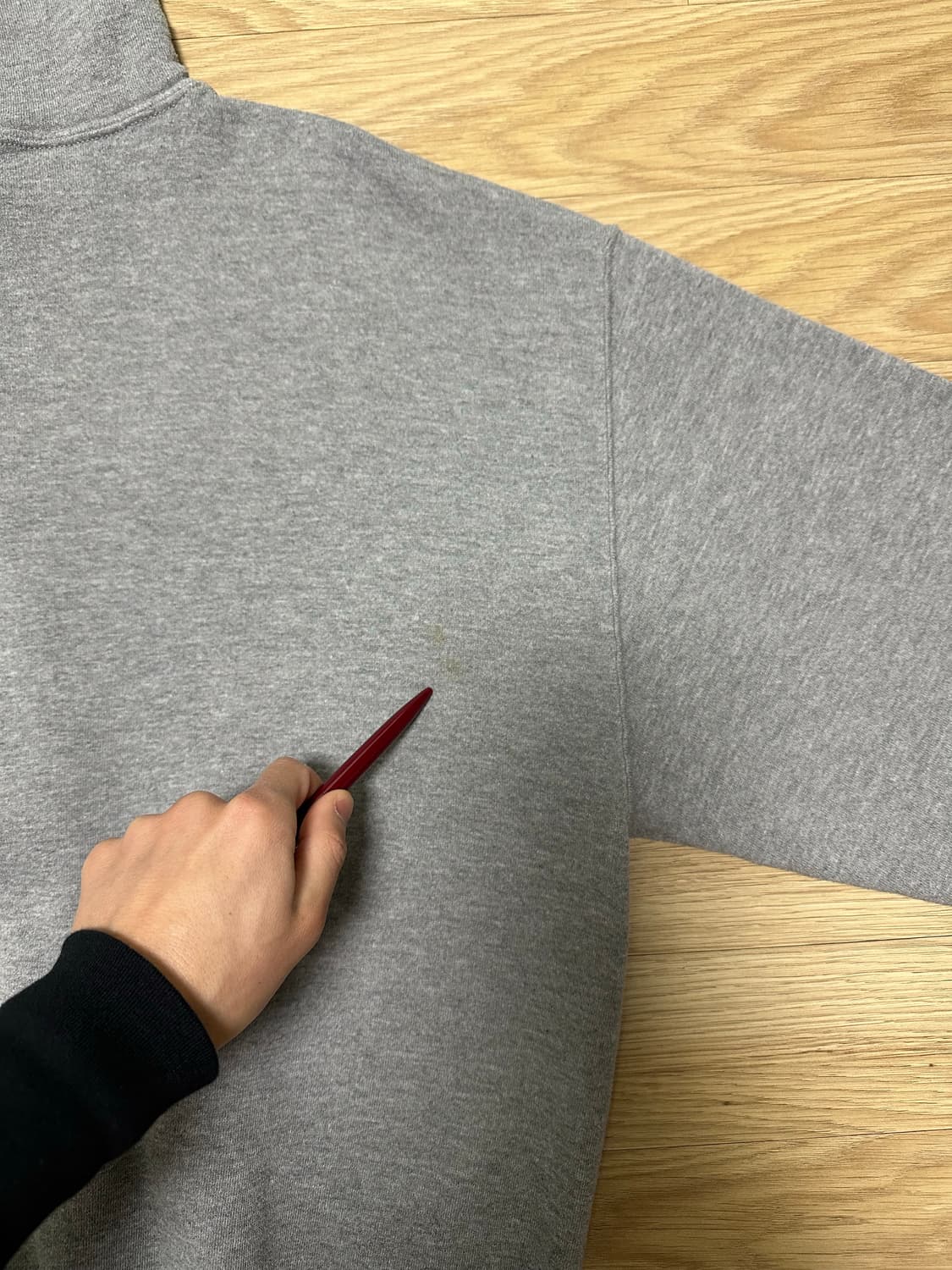 90s 빈티지 러셀 후드집업 그레이 L 상품이미지8