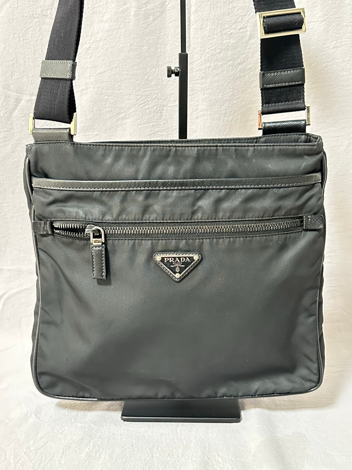 프라다 블랙 나일론 포코노 크로스백 숄더백 상품이미지5