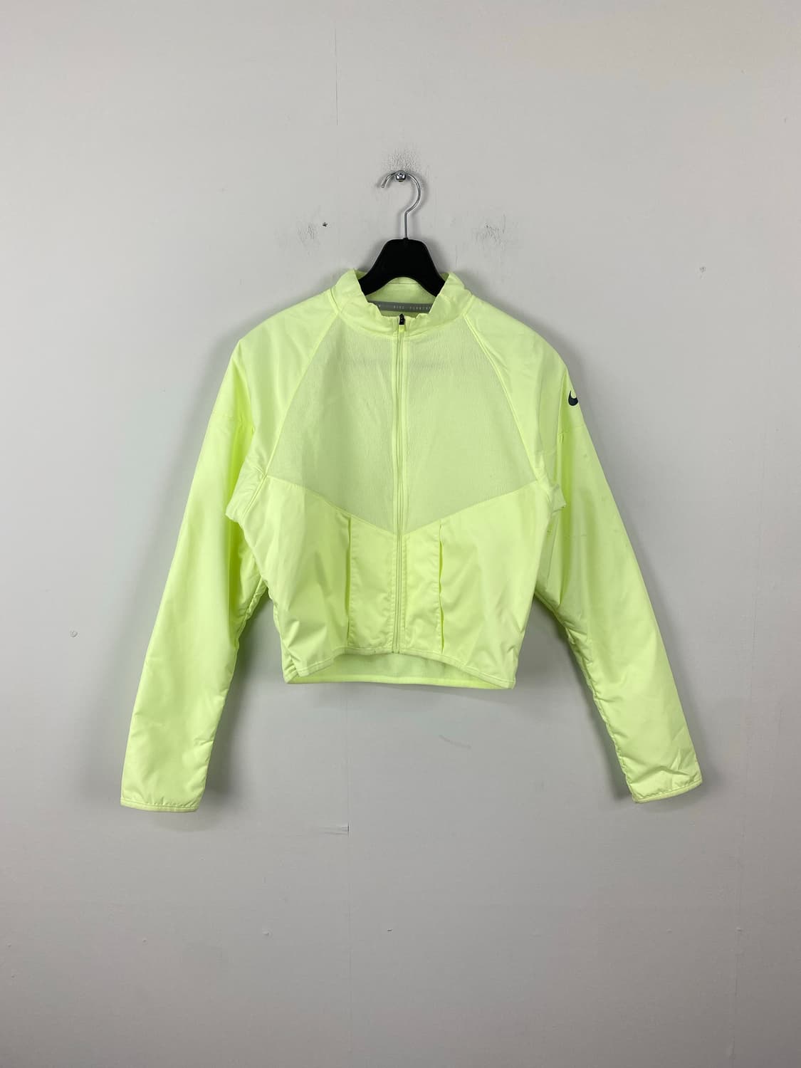 나이키 러닝 디비전 형광 크롭집업 자켓 S <542> 상품이미지1
