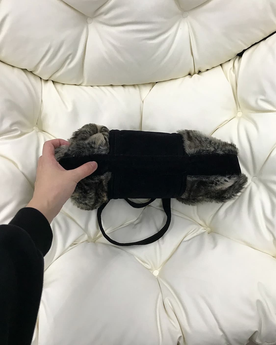 랑방 로고 퍼 숄더백 가방 상품이미지4