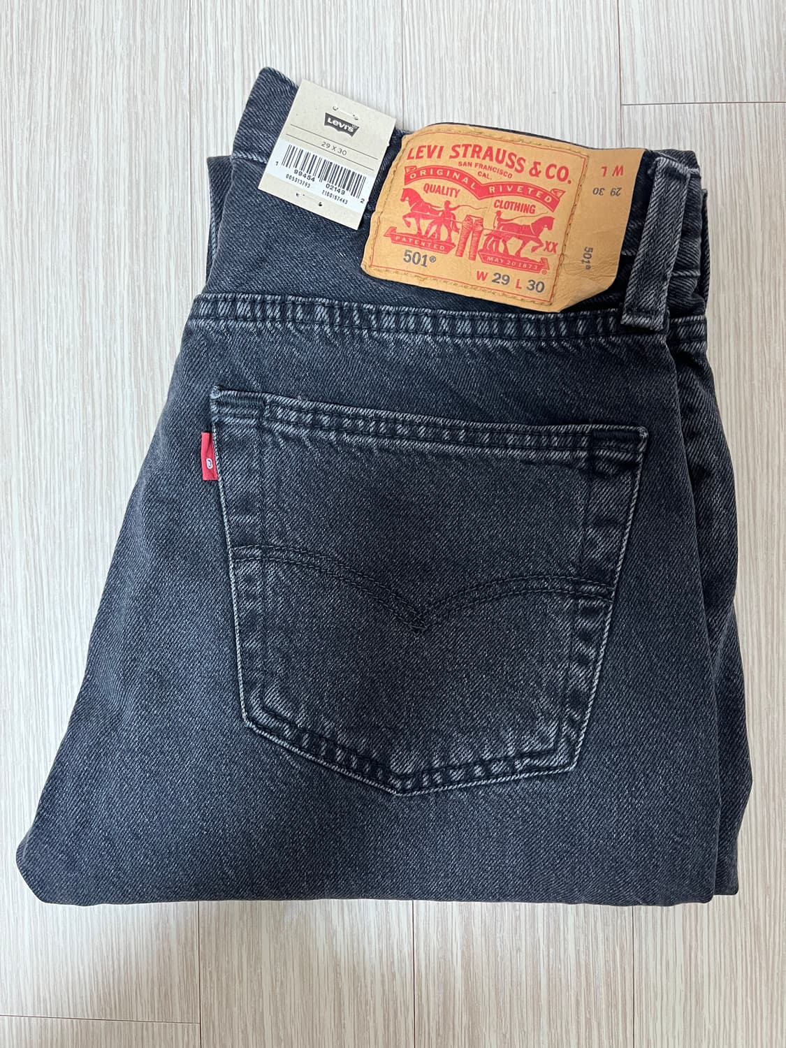 리바이스 501 오리지널 진 29x30(새상품) 상품이미지3