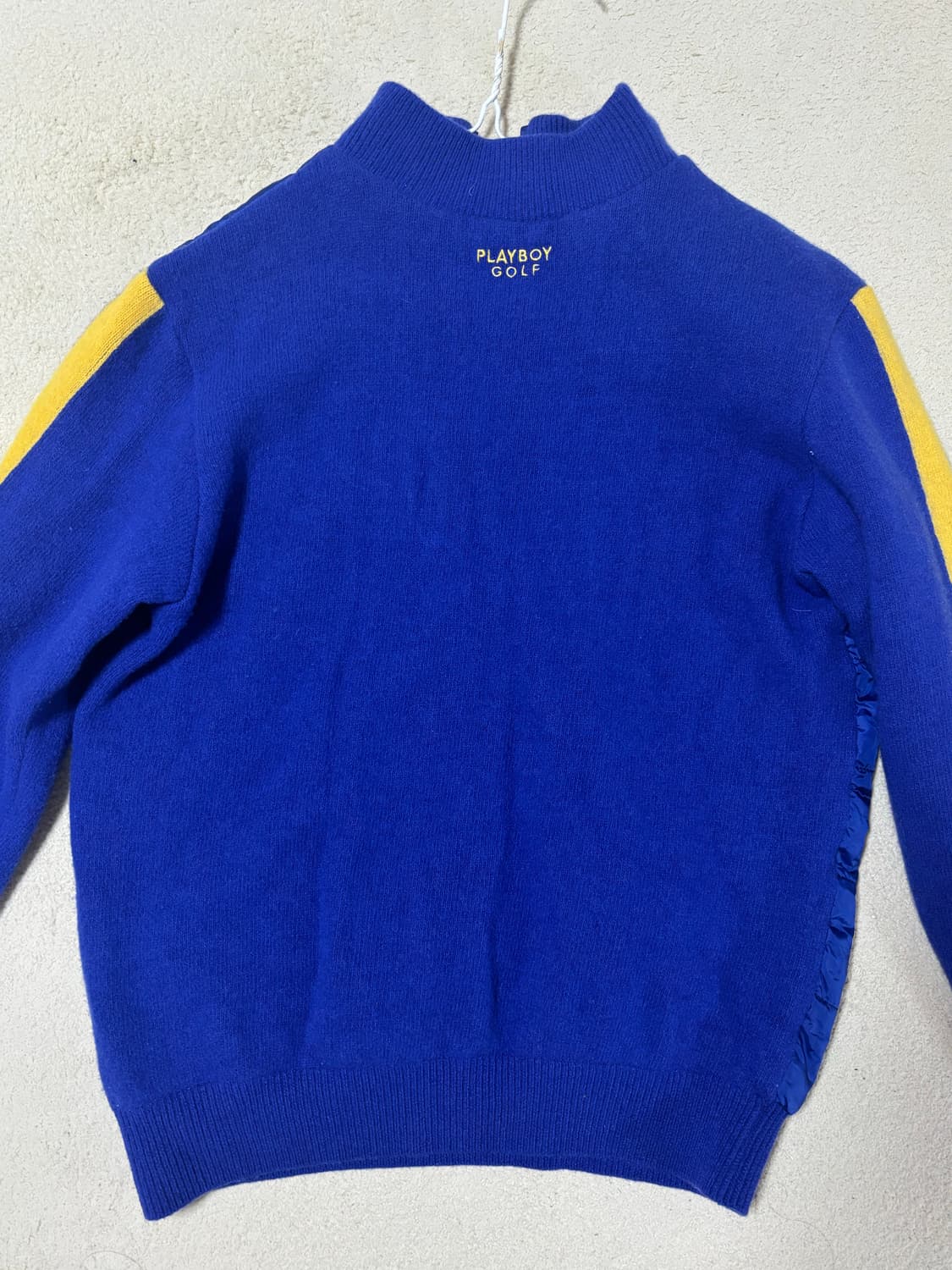 플레이보이 골프 반집업 니트 100 상품이미지2