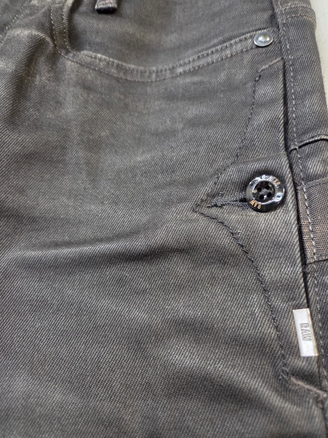 G-Star 블랙 데님 바지(W29/L30)스판/남여공용/디피용/택없음 상품이미지4