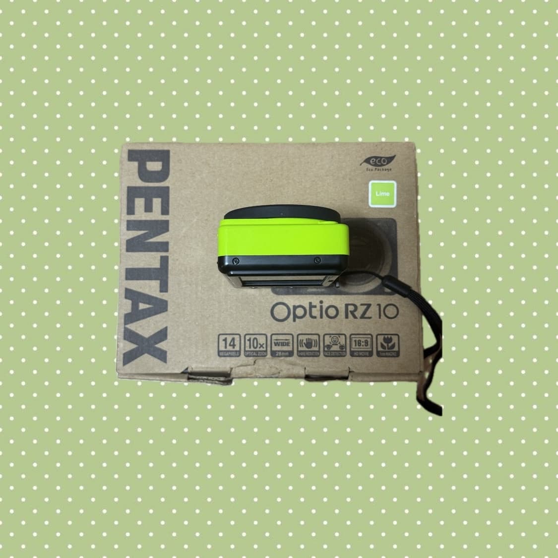 [풀박스] PENTAX Optio RZ10 라임 상품이미지5