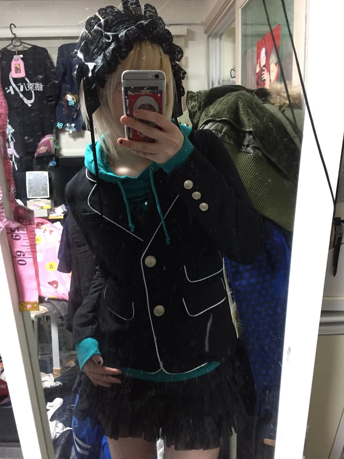 빈티지 lovetoxic 블레이저 후드 코디세트 상품이미지3