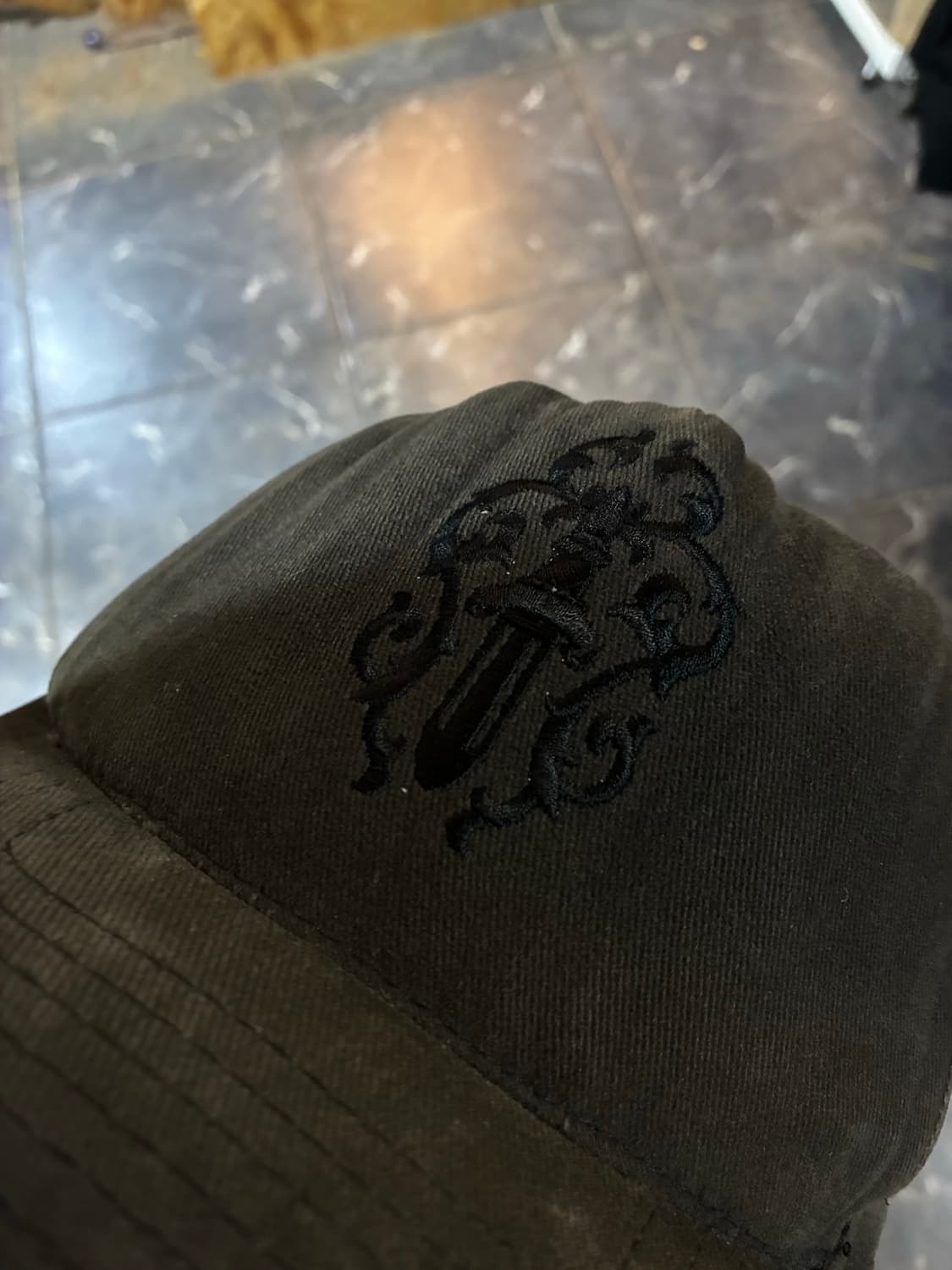 90s Chrome Hearts 크롬하츠 대거 아카이브 볼캡 상품이미지1