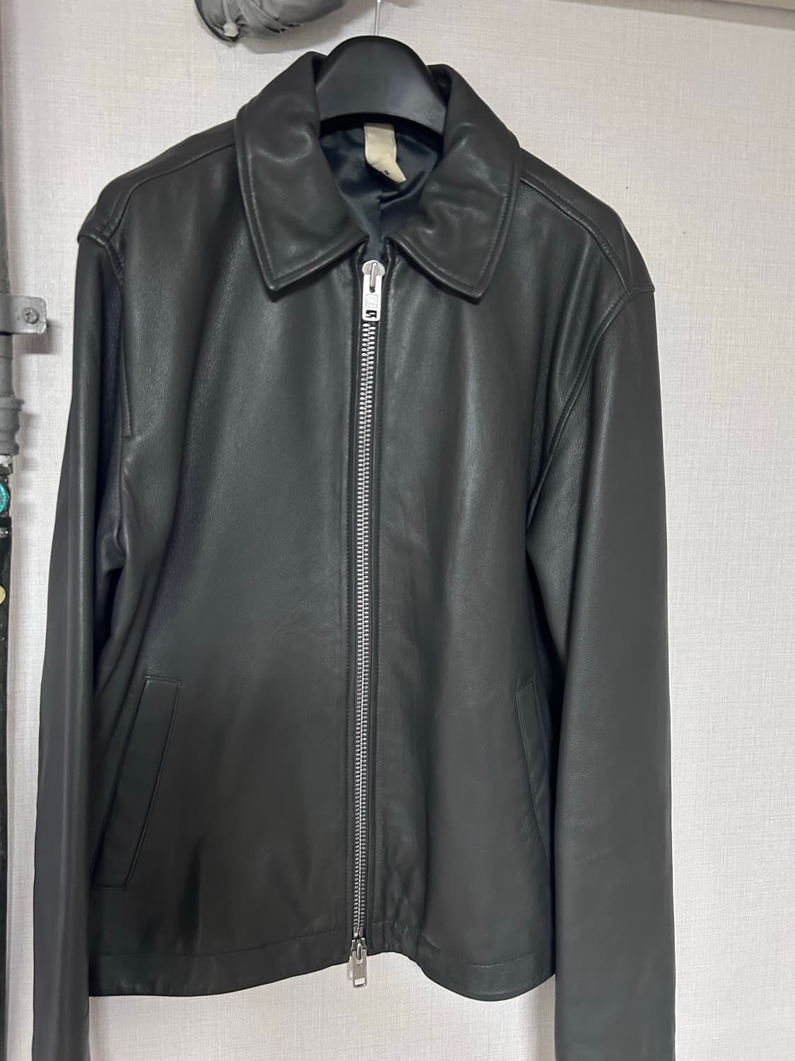 [46] 썬플라워 쇼트 레더 자켓 상품이미지1