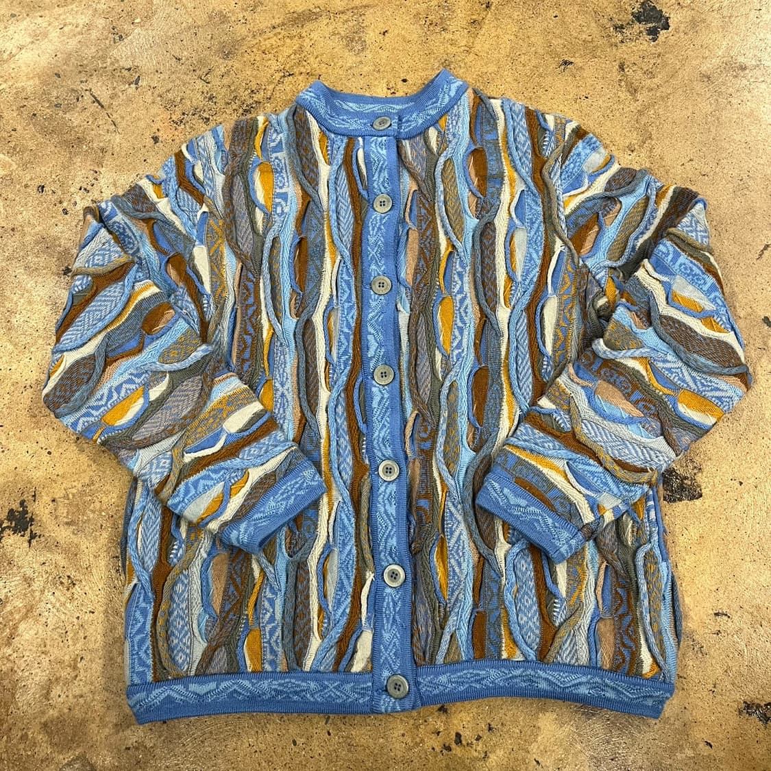 [정품/S] COOGI 컬러풀 니트 가디건 b14 상품이미지2