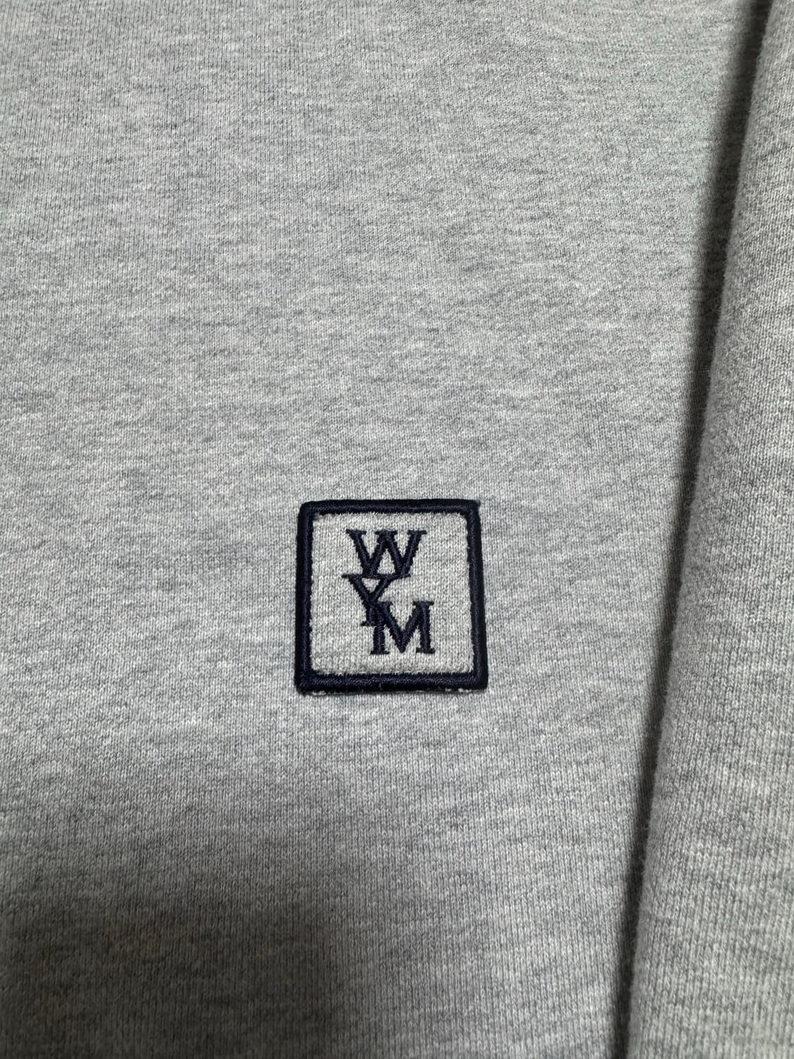 우영미 백로고 후드티 50사이즈 22FW 상품이미지2