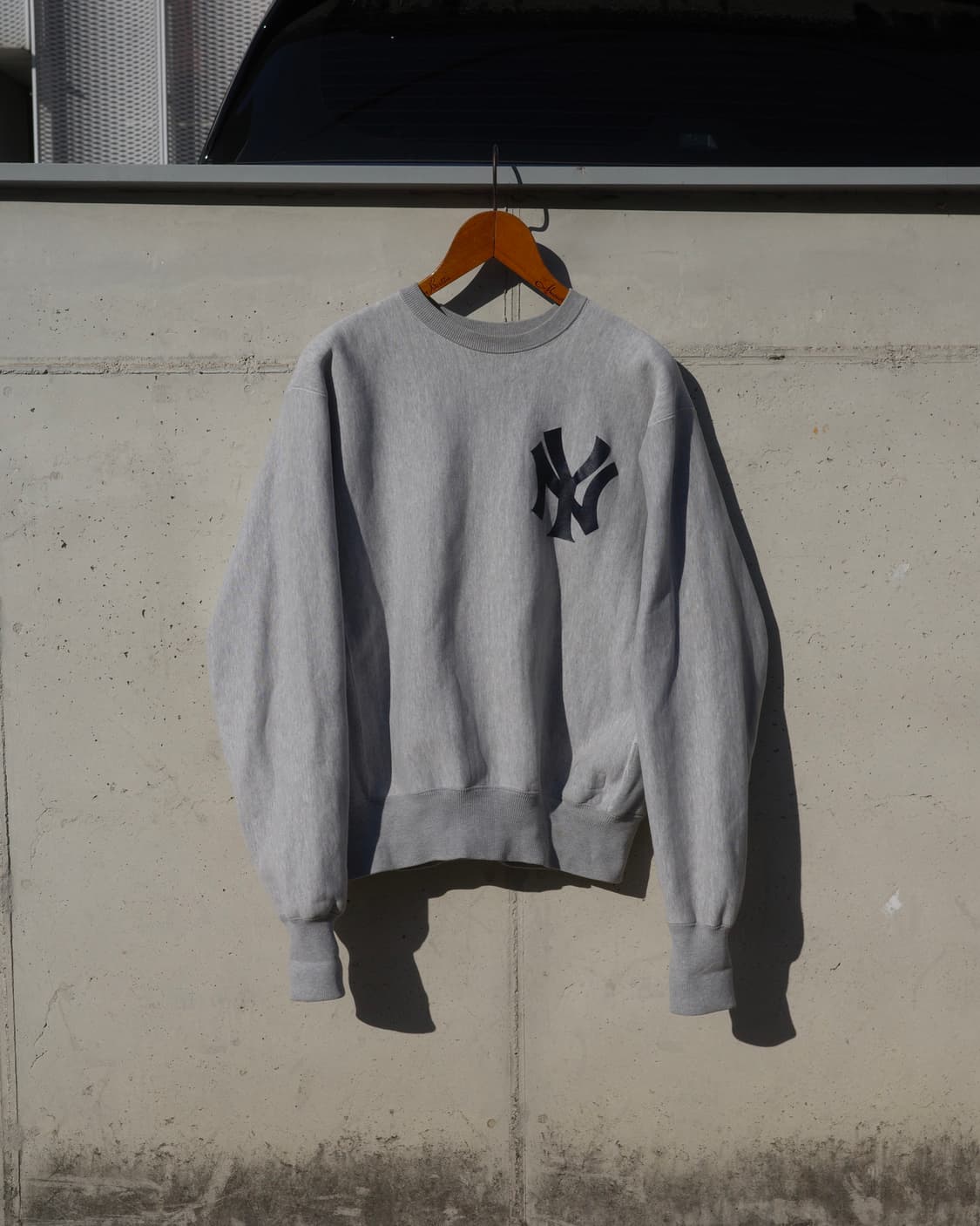 80s 뉴욕양키즈 오피셜 리버스위브타입 스웻셔츠 상품이미지1