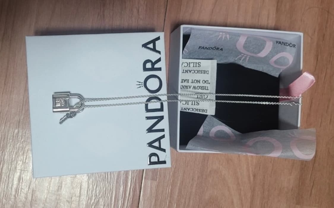 (새상품/풀박스) 판도라 패들락 목걸이 / 판도라 목걸이 / 판도라자물쇠 상품이미지4