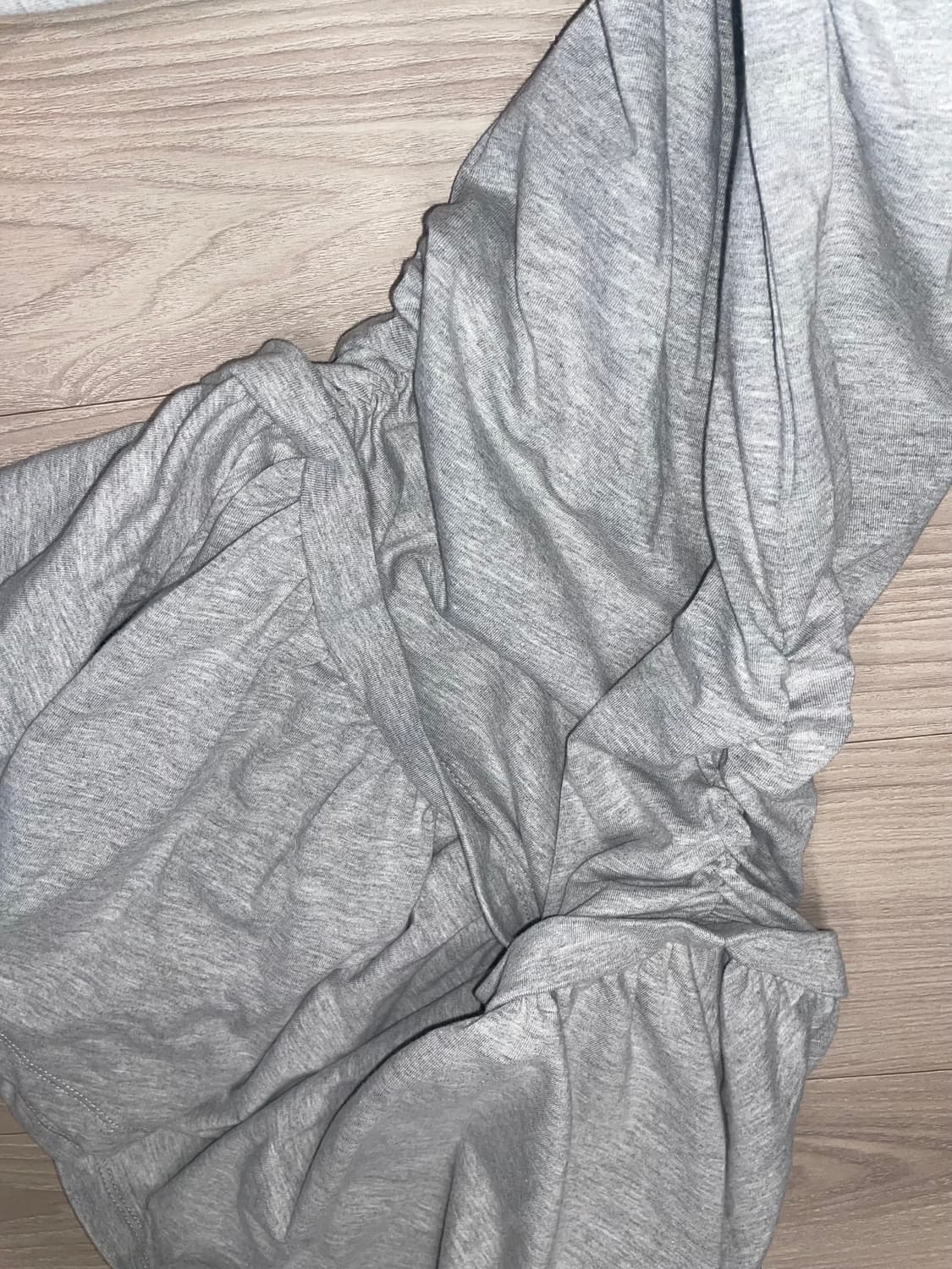 LCDC 후드치마 HOODED JERSEY DRESS 그레이 상품이미지10