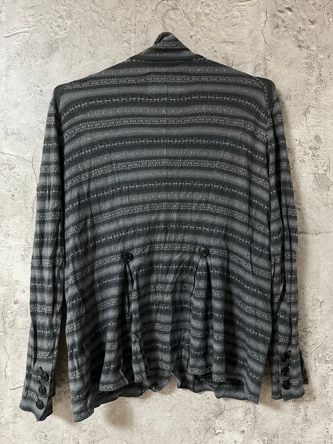 넘버나인 05AW “birds" 페어아일 패턴 가디건 상품이미지6