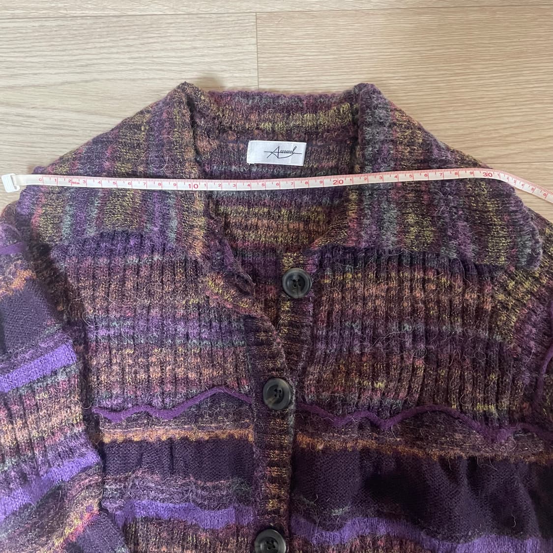 빈티지 멀티컬러 니트 가디건 상품이미지3