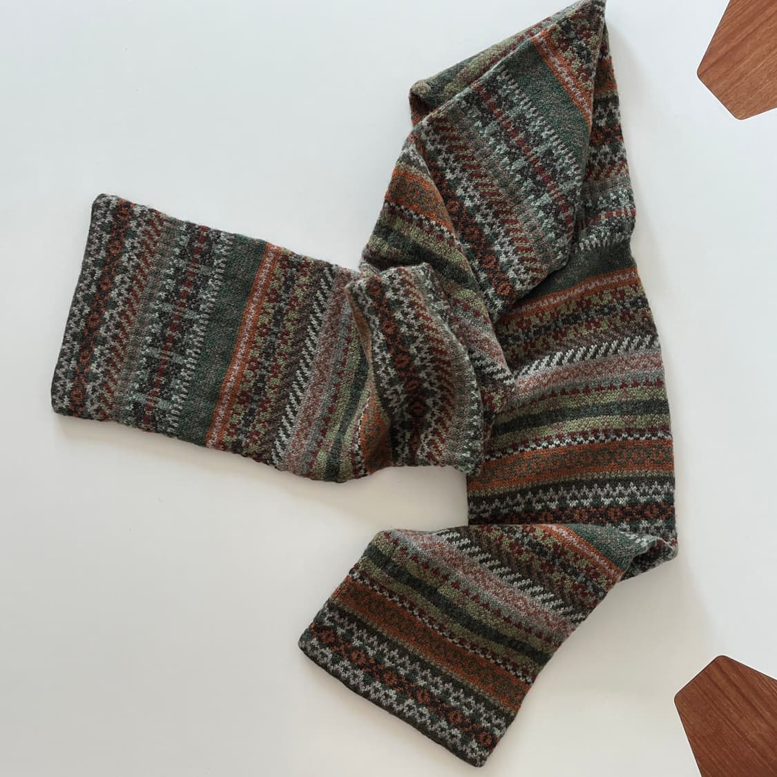 Robert Mackie Fairisle Muffler 상품이미지2