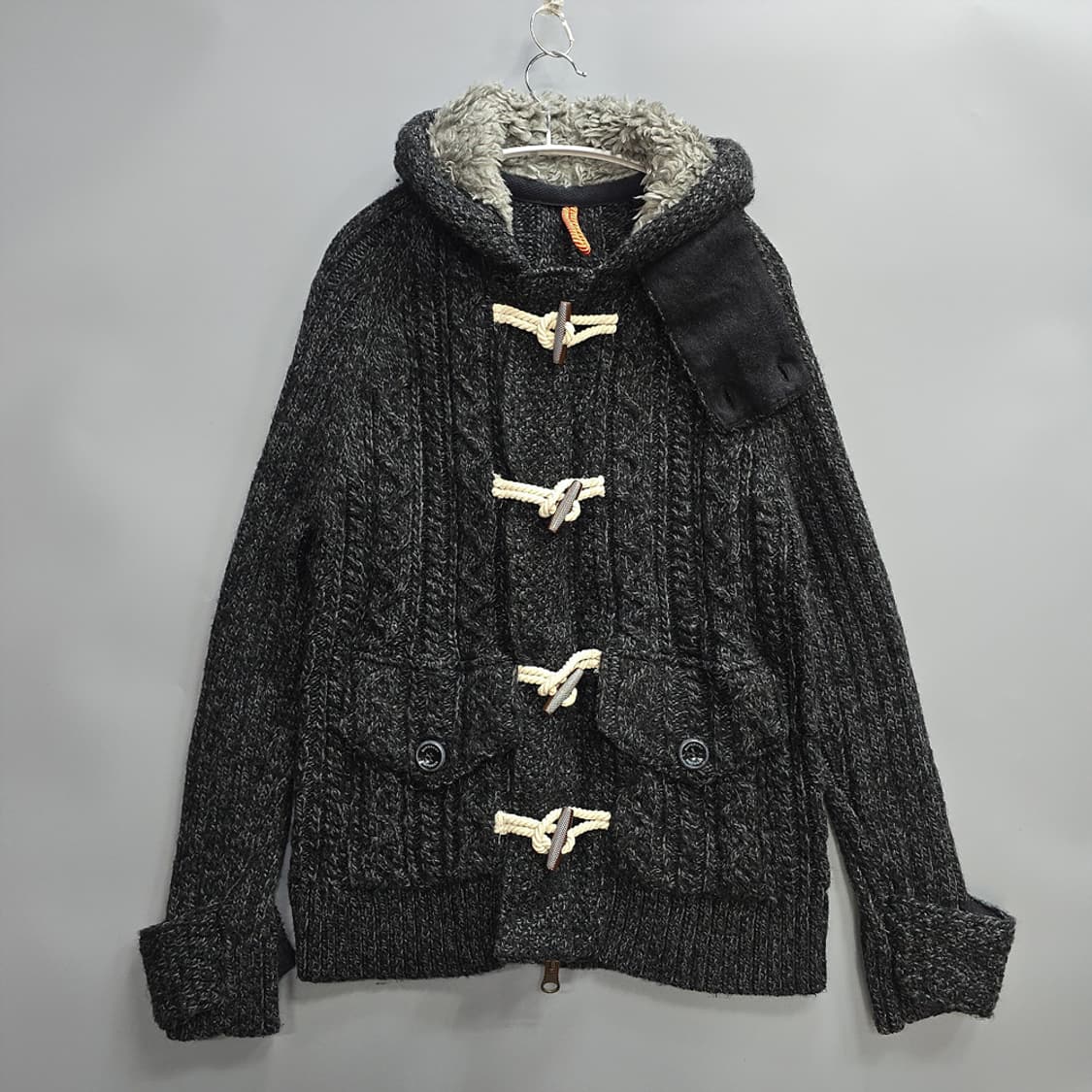 슈퍼드라이(Superdry) 블랙호크 니트 더플 자켓 M 상품이미지1