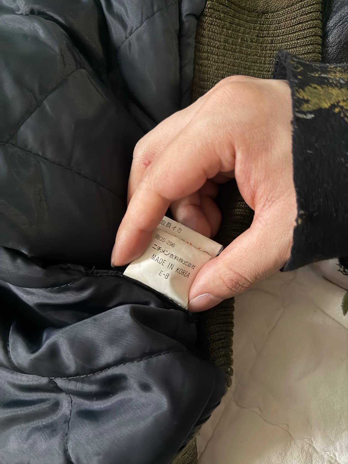 90s 빈티지 카우레더 소가죽 스타디움 아메리칸 바시티자켓 상품이미지5