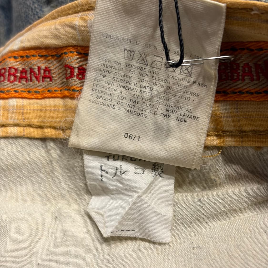 [34] 00s 돌체앤가바나 D&G 디스트로이드 데님 팬츠 D779 상품이미지9