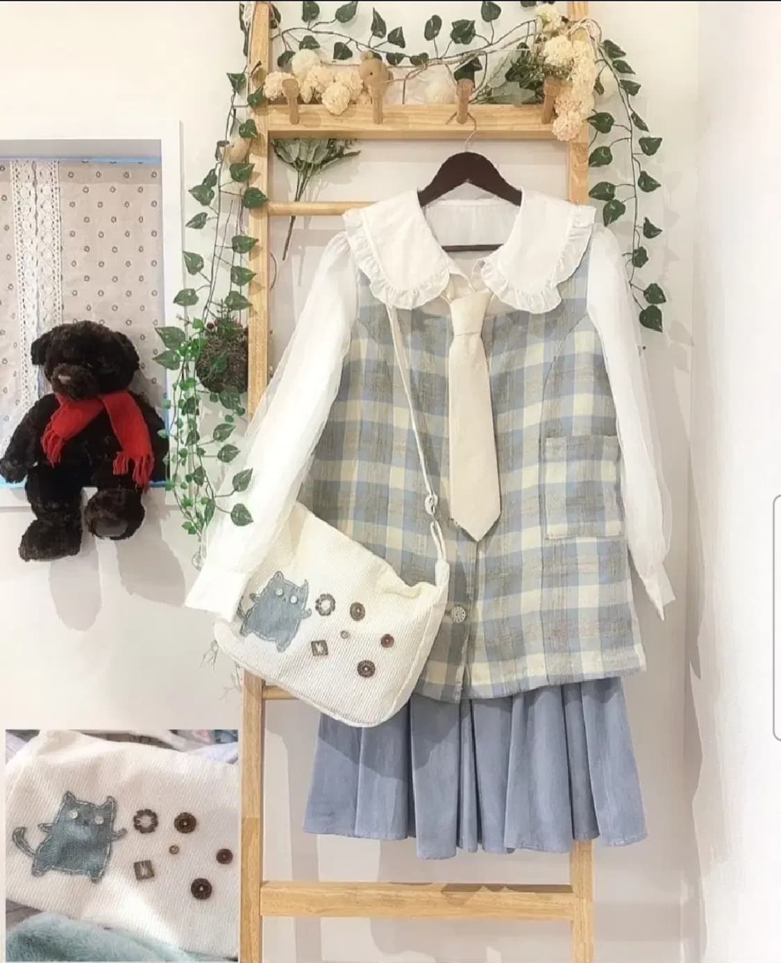 모리걸 빈티지 소라 4코디세트 상품이미지1