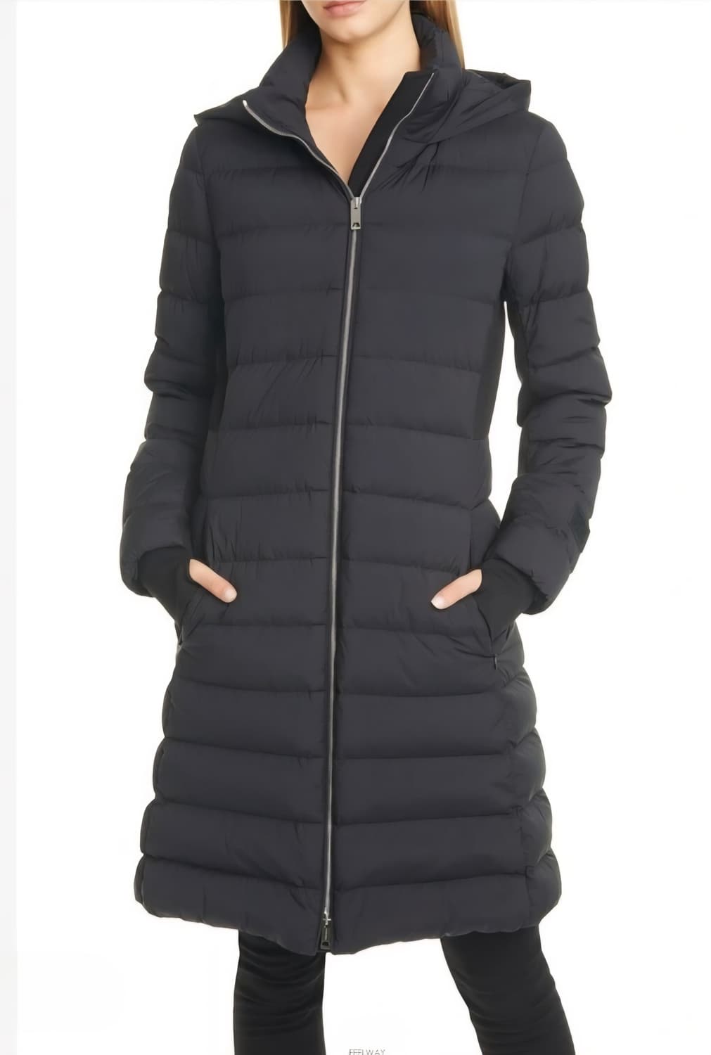 버버리  뉴브릿지 후드  회색기러기 구스다운 패딩  55 미사용 상품이미지2