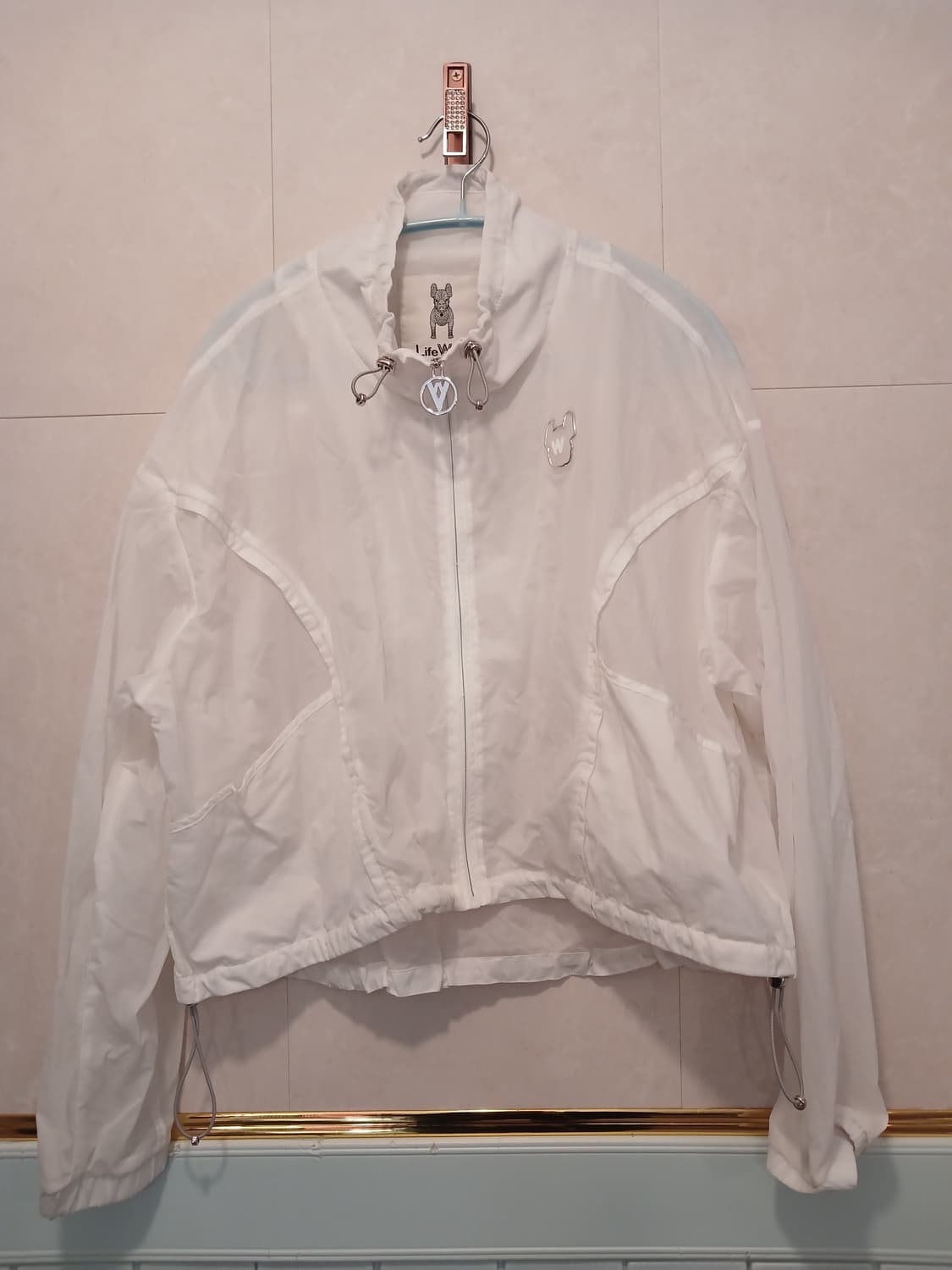 라이프워크 정품 여성 크롭스타일 바람막이 free 사이즈 상품이미지1