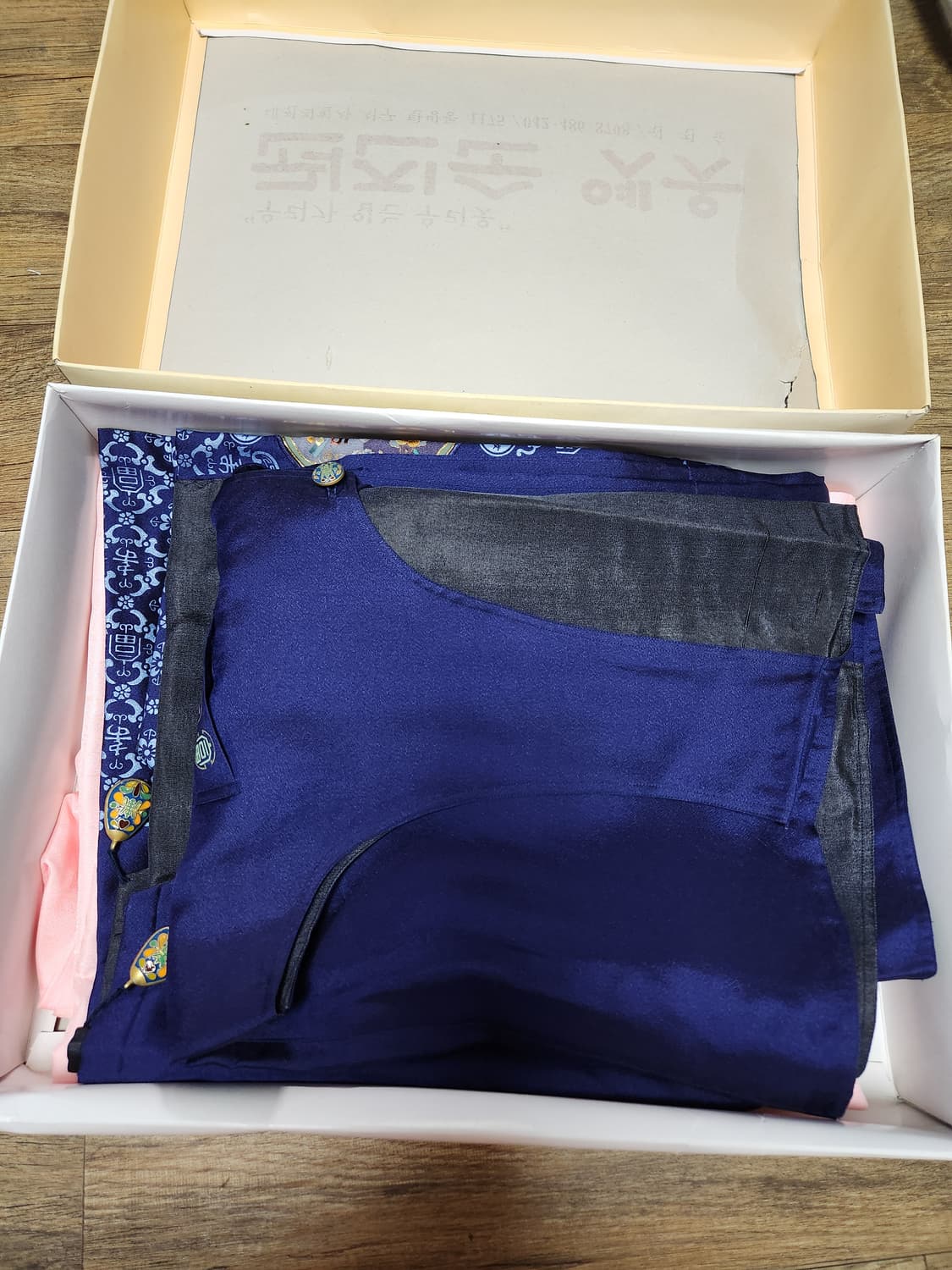 남자 칠보단추 한복 4피스 세트100~105 상품이미지8