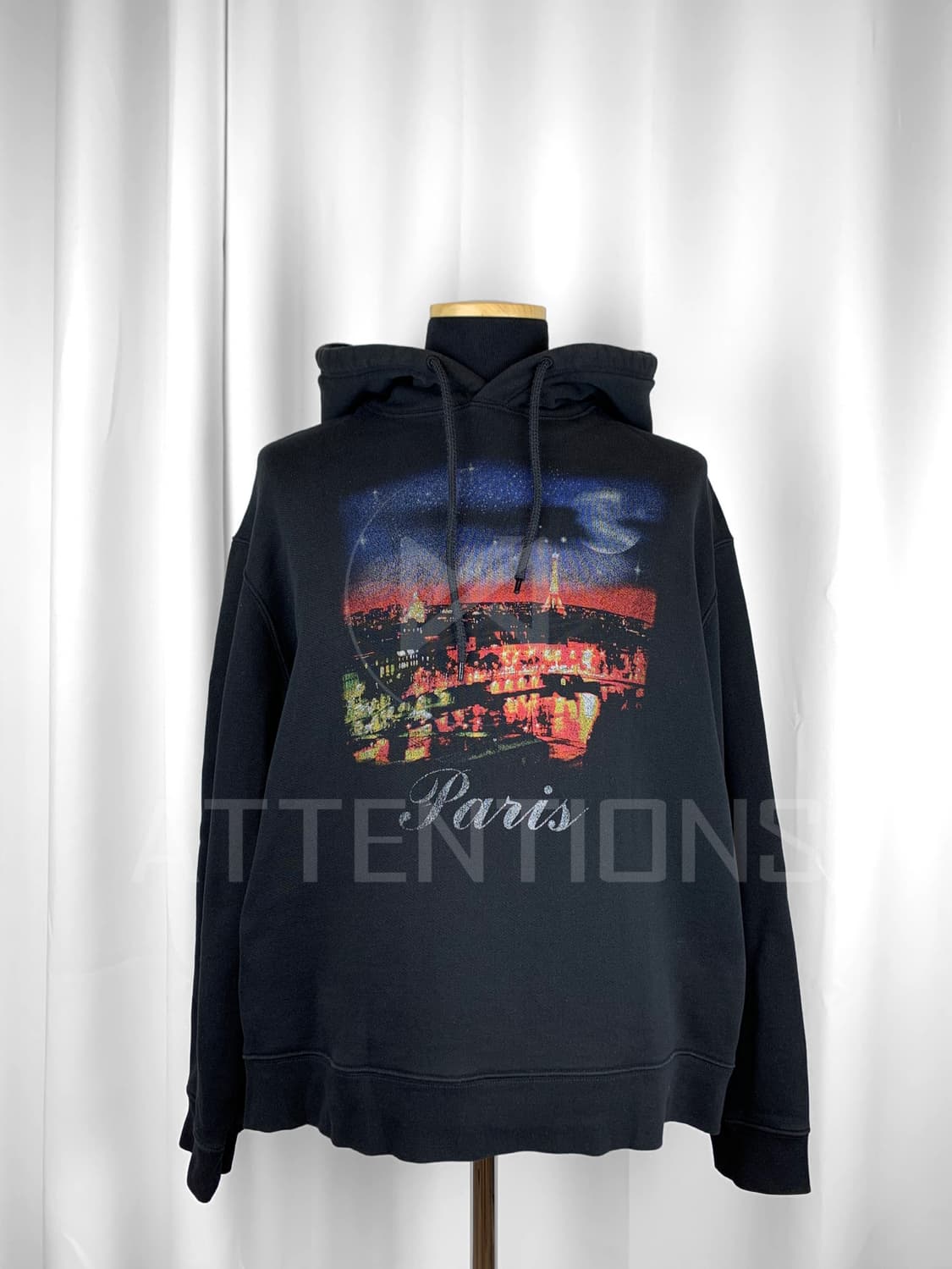 발렌시아가 파리스 블랙 후드 M 상품이미지3