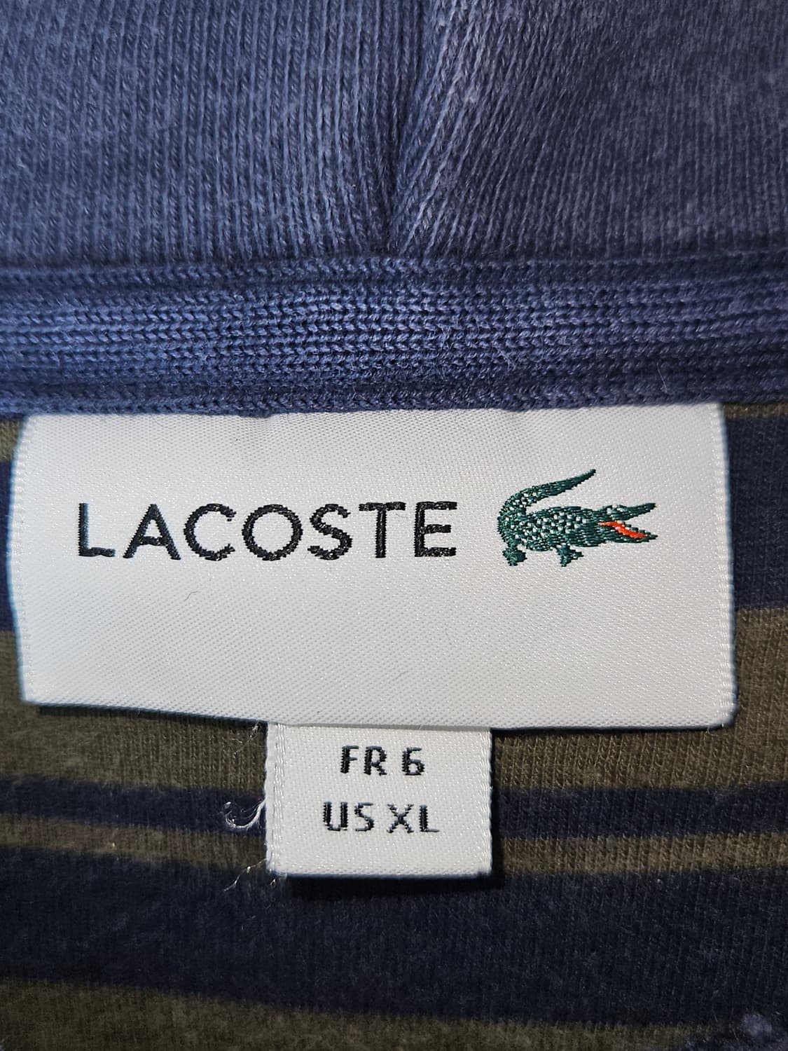 라코스테 헤비웨이트 후드티 후디 네이비 XL 110 상품이미지3