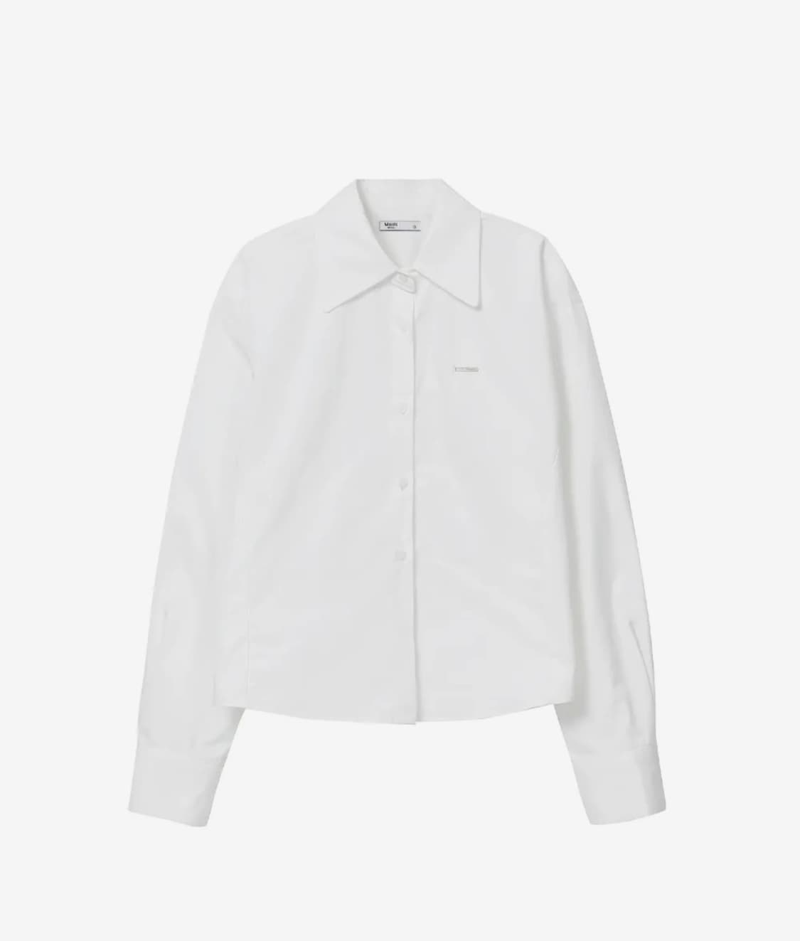 미세키서울 베이직 코튼 셔츠 화이트 상품이미지2