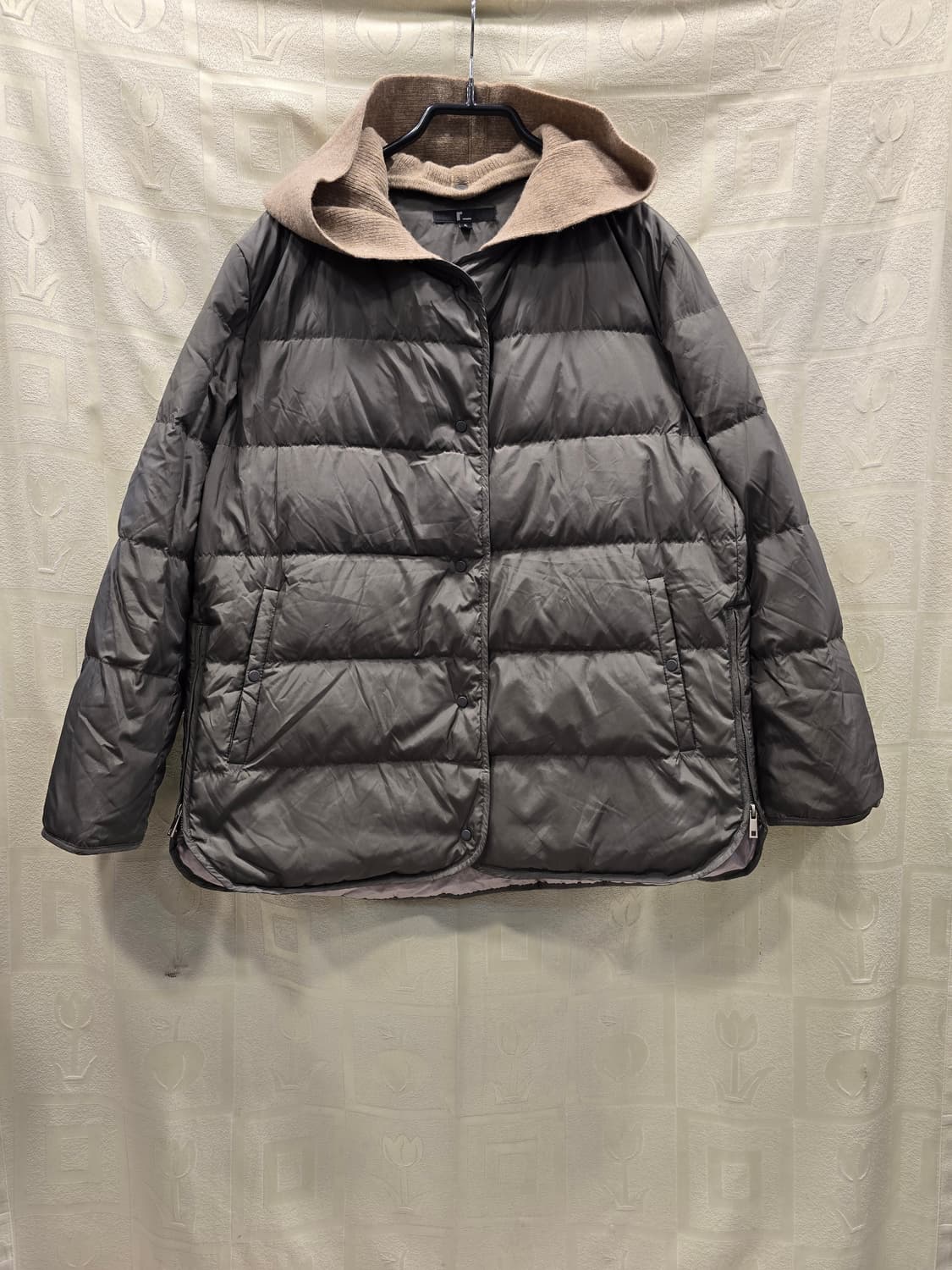 레노마 여성 후드 패딩 구스다운패딩 점퍼 S 상품이미지1