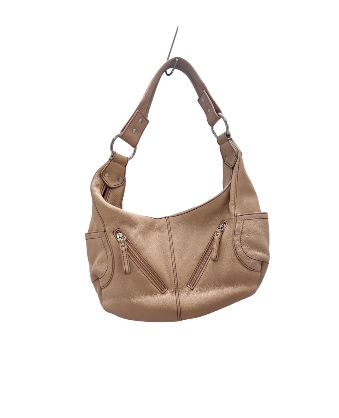 베이지 매니악 탑 핸들 숄더백 상품이미지1