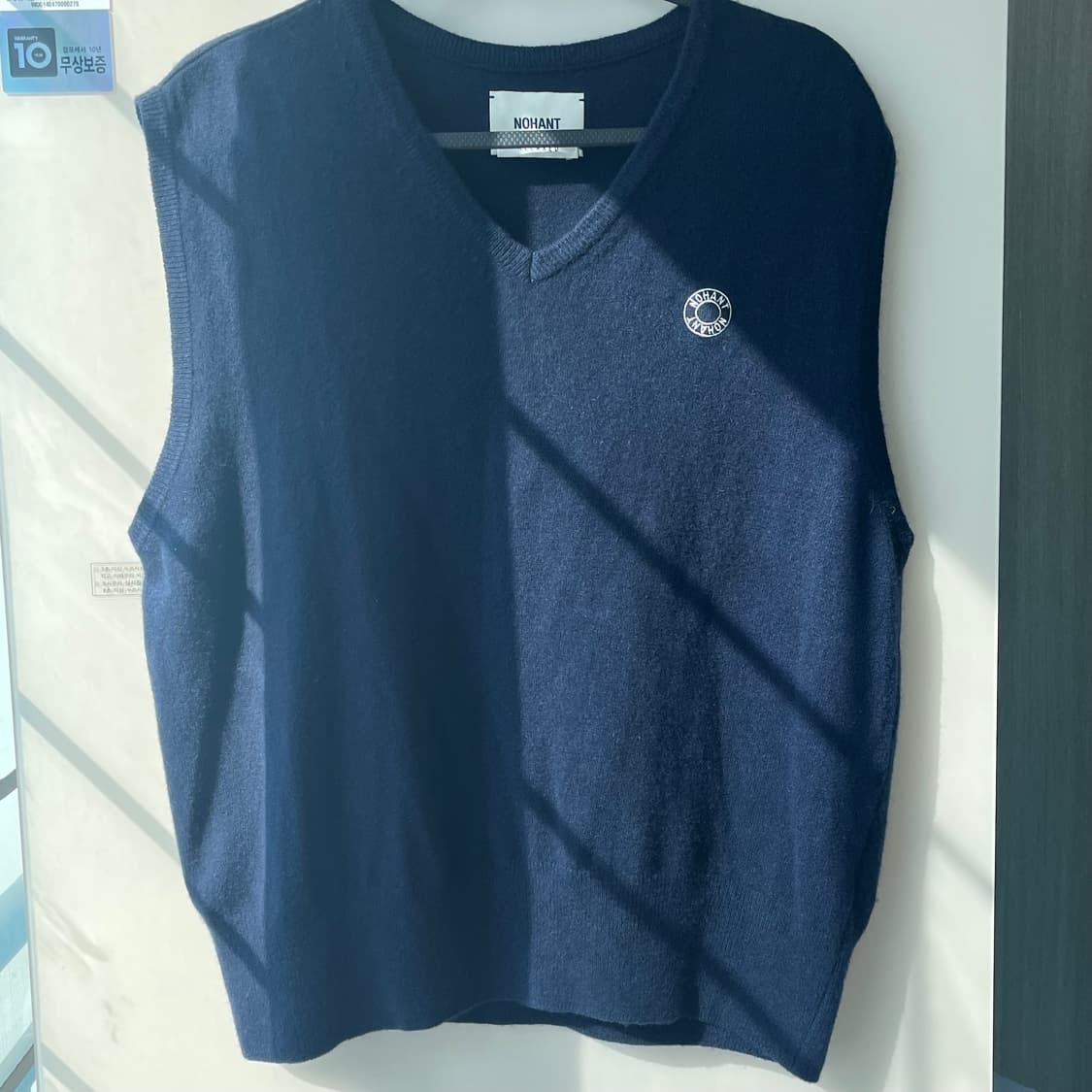 NOHANT 노앙 캐시미어 브이넥 니트 네이비 F 공용 상품이미지2