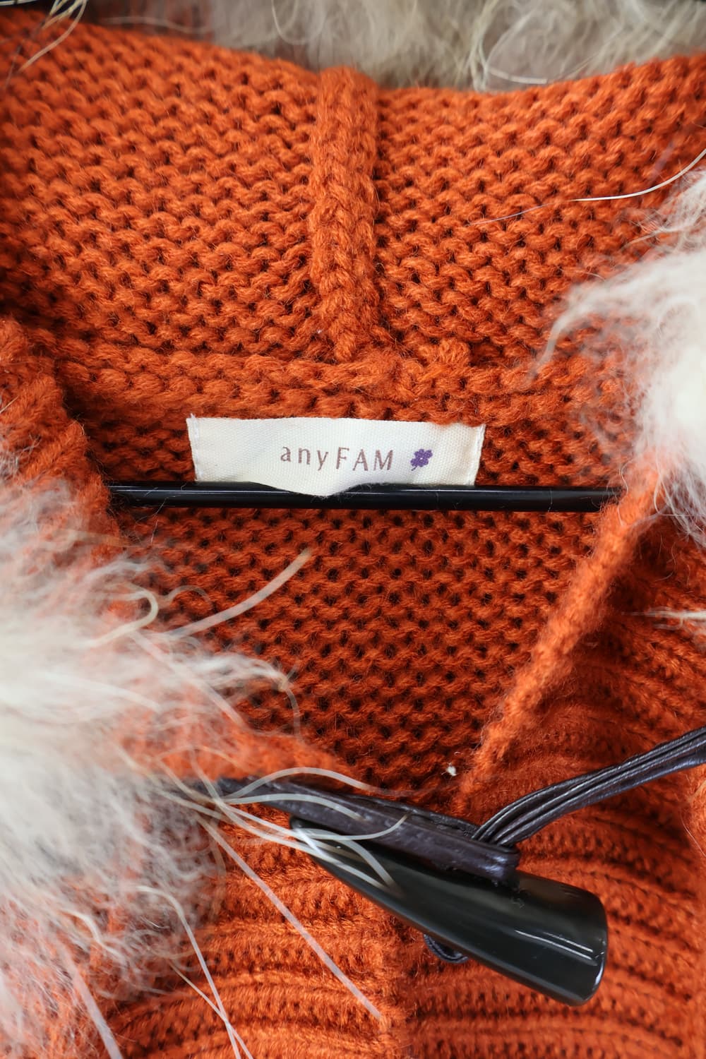 Any Fam Hooded Fur Cape 상품이미지5