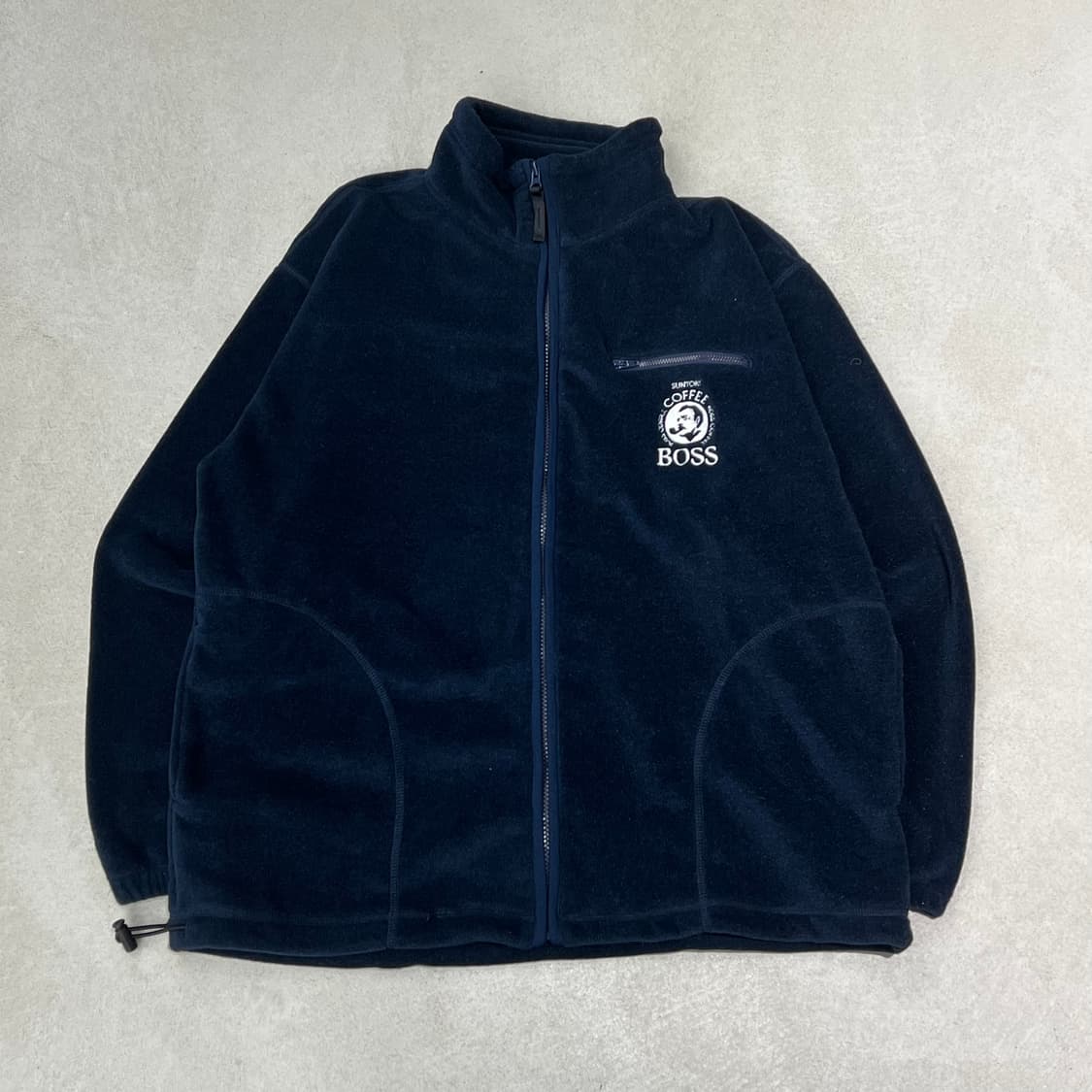 산토리 커피보스 자수 플리스 집업 s09793 상품이미지1