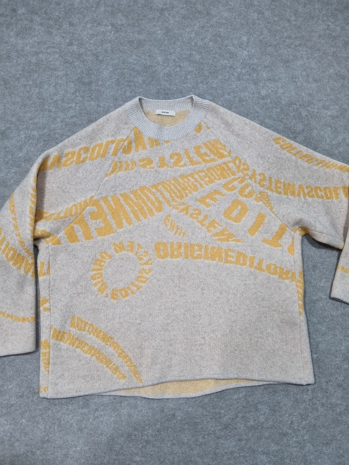 여성 free 시스템 울 니트 긴팔 상품이미지9